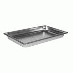 BAC GASTRONORME PERFORÉ INOX - SANS ANSE - GN 1/1 PROFONDEUR 5.5 CM