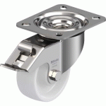 BLICKLE - ROULETTE PIVOTANTE À FREIN Ø 80MM BANDAGE POLYAMIDE PA 6.6 150KG - LEX-PO 80XR-FI