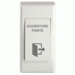 BOUTON POUSSOIR ABS CONTACT INVERSEUR CO/NO/NF 86X86X8/14MM IZYX