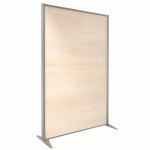 CLOISON KP+ MÉLAMINÉ CHÊNE PROFIL ARGENT 180X81 - CLEN