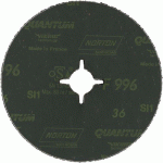 DISQUE FIBRE QUANTUM Ø150X22MM GRAIN 36 - NORTON