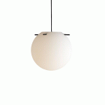FRANDSEN SUSPENSION KOI, VERRE, BLANC/NOIR, Ø 32 CM