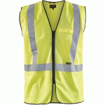 GILET DE TRAVAIL ZIPPÉ HAUTE-VISIBILITÉ JAUNE FLUO XL/XXL - BLAKLADER