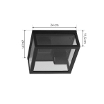 LINDBY KREMENA PLAFONNIER D\