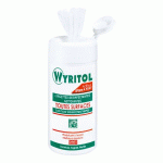 LINGETTES DÉSINFECTANTES TOUTES SURFACES WYRITOL PROFESSIONAL DESINFECTION - BOÎTE DE 120