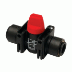 MINI-ROBINET DROIT 3/2 À PURGE 7913 06 00 PARKER