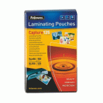 POCHETTES DE PLASTIFICATION 54 X 86 MM 2 X 125 Μ BRILLANTES - BOITE DE 100