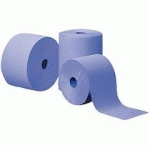 ROULEAU PAPIER NETTOYANT, 220 X 350 MM, BLEU - LOT DE 2