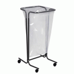 SUPPORT TUBULAIRE - TUBAG - SACS DE 110L - ACIER POUDRÉ - GRIS ROSSIGNOL