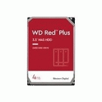 WD RED PLUS NAS HARD DRIVE WDBAVV0040HNC - DISQUE DUR - 4 TO - SATA 6GB/S