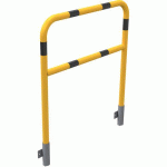 ARCEAU BARRE TRANSVERSALE FIXATION MURALE-JAUNE/NOIR-1000 MM - SCHAKE