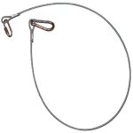 CABLE DE RUPTURE DIAMETRE 4 LG.UTILE 1300 2 BOUCLES