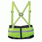 CEINTURE DE MAINTIEN LOMBAIRE - HAUTE VISIBILITÉ - JAUNE FLUO - M BRICOZOR