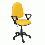 CHAISE DE BUREAU AYNA - ACCOUDOIRS FIXES - JAUNE