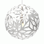 DAVID TRUBRIDGE FLORAL SUSPENSION Ø 40CM BLANC