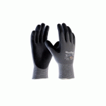GANTS DE TRAVAIL TRICOTÉ MAXIFLEX ULTIMATE ENDUIT MOUSSE DE NITRILE GRIS FONCÉ/BLEU MARINE T10 - ATG - MXFLULT874AD-10