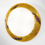 KOLARZ SERENA KISS GOLD APPLIQUE MURALE 24 KT, Ø 50 CM