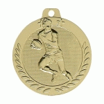 MÉDAILLE RUGBY OR - 40MM