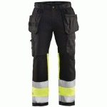 PANTALON ARTISAN HAUTE-VISIBILITÉ STRETCH TAILLE 44C - BLAKLADER