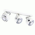 ARGON PLAFONNIER AVEC SPOTS KRON À TROIS LAMPES, BLANC