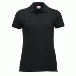 POLO DE TRAVAIL POUR FEMME CLASSIC MARION - MANCHES COURTES - NOIR - XL CLIQUE