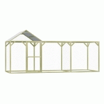 HOMMOO - POULAILLER 4,5X1,5X2 M FSC PINEDE IMPREGNEE HDV20876