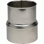 RÉDUCTION INOX POUR TUBAGE FLEXIBLE - FEMELLE 156 MM - MÂLE 150 MM TEN