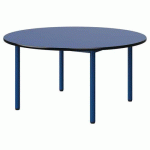 TABLE MALIBU Ø 120 T3 4P STRA ANTIB BLEU U525/NOIR BLEU 5005
