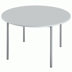 TABLE CAFÉTÉRIA RONDE GRIS KLASS