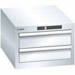 ARMOIRE BLANC PUR 411X572X283 AVEC 2 TIR. 75KG _ 78.402.110 - LISTA