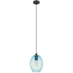 LIGHT PENDANT CADAQUES D'ESSENCE NOIR Ø18CM H: 110CM