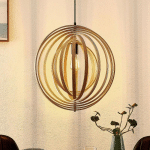 LINDBY TIAGON SUSPENSION ANNEAUX STRATIFIÉ NATUREL