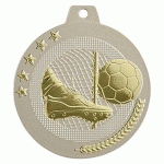 MÉDAILLE FOOT SABLE ET OR - HIGHLIGHT - 50MM