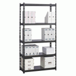 RAYONNAGE CONCEPTO H 195 CM - TABLETTES MÉTAL SANS REBORDS