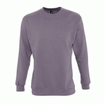 SWEAT PERSONNALISABLE MOLLETON GRISFONCÉ