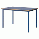 TABLE MALIBU 120X80 T6 4P STRA ALAISÉ BLEU U525/BLEU 5005 - MANUTAN EXPERT
