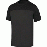 TEE-SHIRT 100% COTON GENOA2 GRIS/NOIR TL - DELTA PLUS - GENO2GNGT