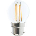 LAMPESECOENERGIE - AMPOULE LED FILAMENT CULOT B22 FORME G45 4 WATT (ÉQ 42 WATTS) BLANC CHAUD