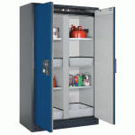 ARMOIRE SÉCURITÉ Q-CLASSIC-90 Q90.195.120.MM GRIS/BLEU - MANUTAN COLLECTIVITÉS