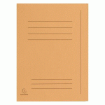 CHEMISE DOSSIER 3 RABATS EXACOMPTA 24 X 32 CM BULLE - PAQUET DE 50