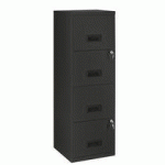 CLASSEUR MONOBLOC 4 TIROIRS - NOIR