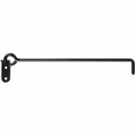 CROCHET À CRÉMAILLÈRE EN ALUMINIUM DE DIAMÈTRE 8 MM - 500 MM - NOIR TORBEL