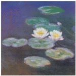 DECORATIVE PICTURE NINFEE DETAIL CM 30X30X1,8 TWINSOR EC20870