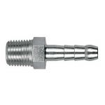 EMBOUT FILETE 1/4 BSPT TUYAU 6 ACIER