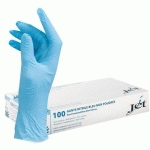 GANTS NITRILE BLEU NON POUDRES TAILLE S - MP HYGIENE