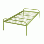 LIT ESSENTIEL SOMMIER TREILLIS 80 X 190 CM COLORIS ANIS - MANUTAN COLLECTIVITÉS