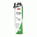 MOUSSE POLYURÉTHANE COUPE FEU - 12 X 750 ML - 2 EN 1 CRC