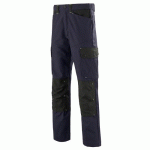PANTALON DE TRAVAIL CRAFT WORKER RÉSISTANT - BLEU ET NOIR - T2 CEPOVETT SAFETY