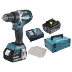 PERCEUSE-VISSEUSE 18V + 2 BATTERIES 5AH + CHARGEUR + COFFRET MAKPAC - MAKITA - DDF484RTJ