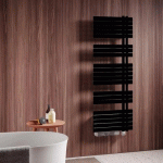 RADIATEUR SÈCHE-SERVIETTES ÉLECTRIQUE AVEC SOUFFLANT SOUL BOOSTER 750W - NOIR - COLLECTEURS À DROITE IRSAP